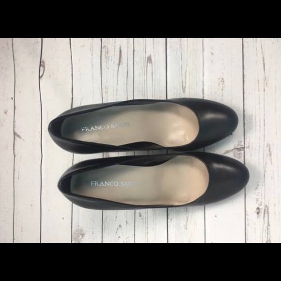 Franco Sarto Black Platform Heels Size 10 - Picture 4 of 8